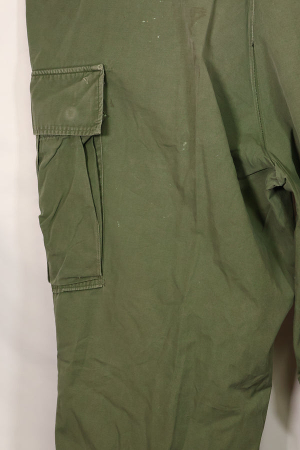 1967 Contract 3rd Model Non Ripstop Jungle Fatigue Pants X-L-R Used B