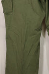 1967 Contract 3rd Model Non Ripstop Jungle Fatigue Pants X-L-R Used B