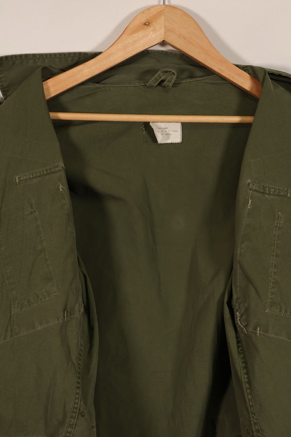 Real Japanese made FEC-39917 2nd Model Jungle Fatigue Jacket, 25th Infantry Division, with patch, used.