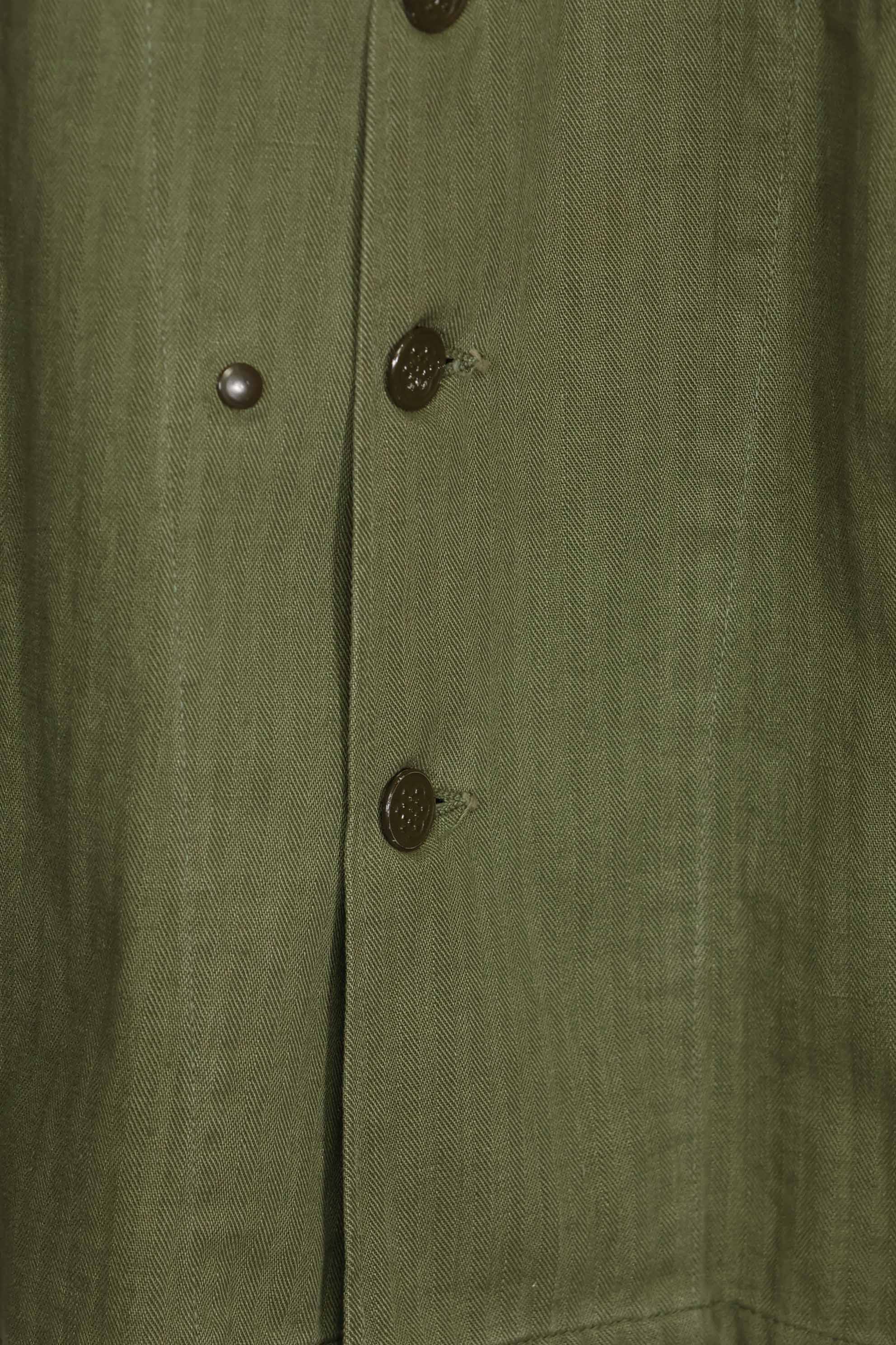 1950's U.S. Army HBT Utility Shirt, almost unused.