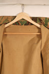 1950s, Indochina War, British Army Battle Dress-style, Lizard Camouflage, made from shelter half fabric, jacket, used