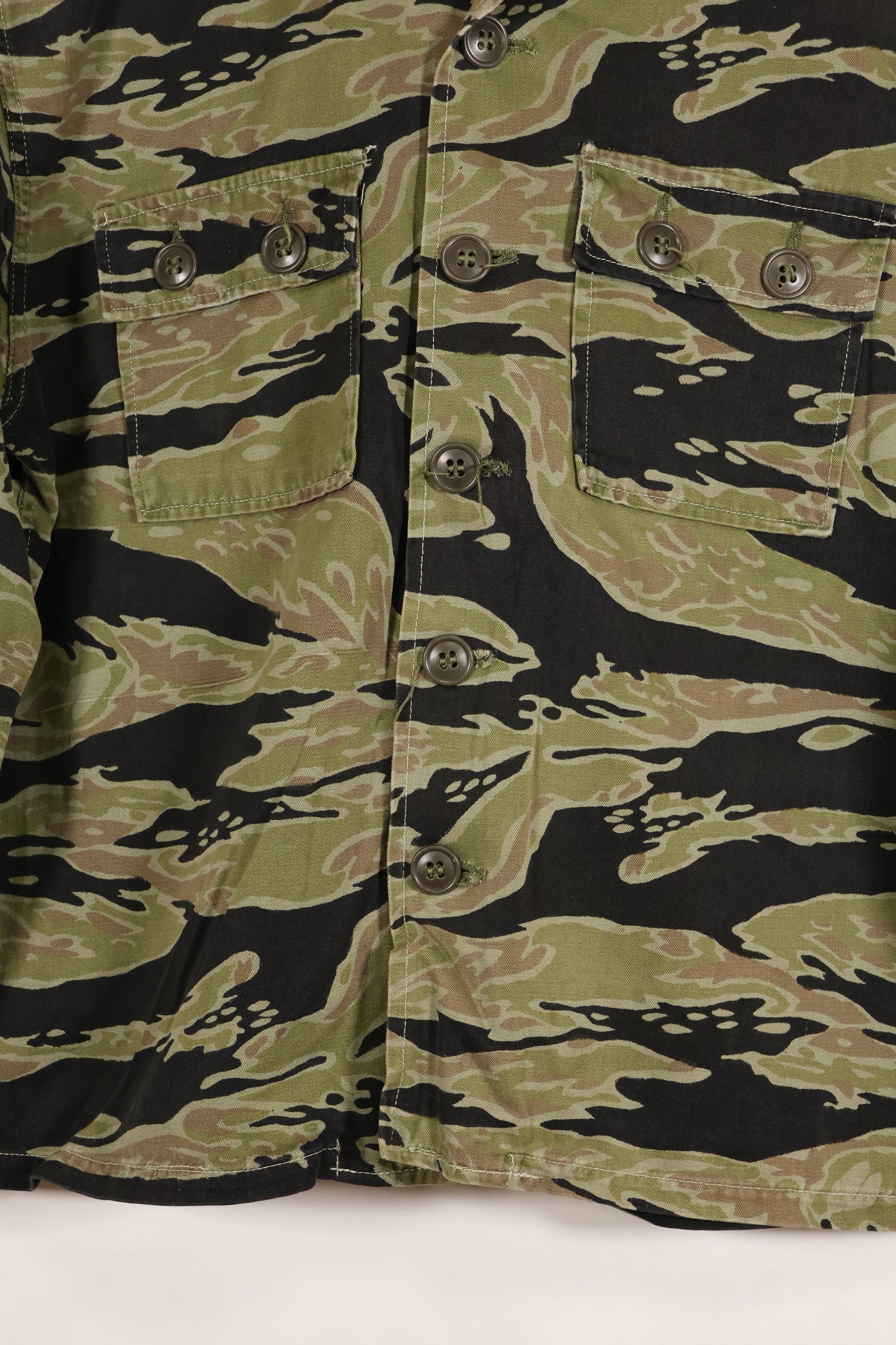 Real Late War Pattern Tiger Stripe Shirt Heavyweight Fabric Used