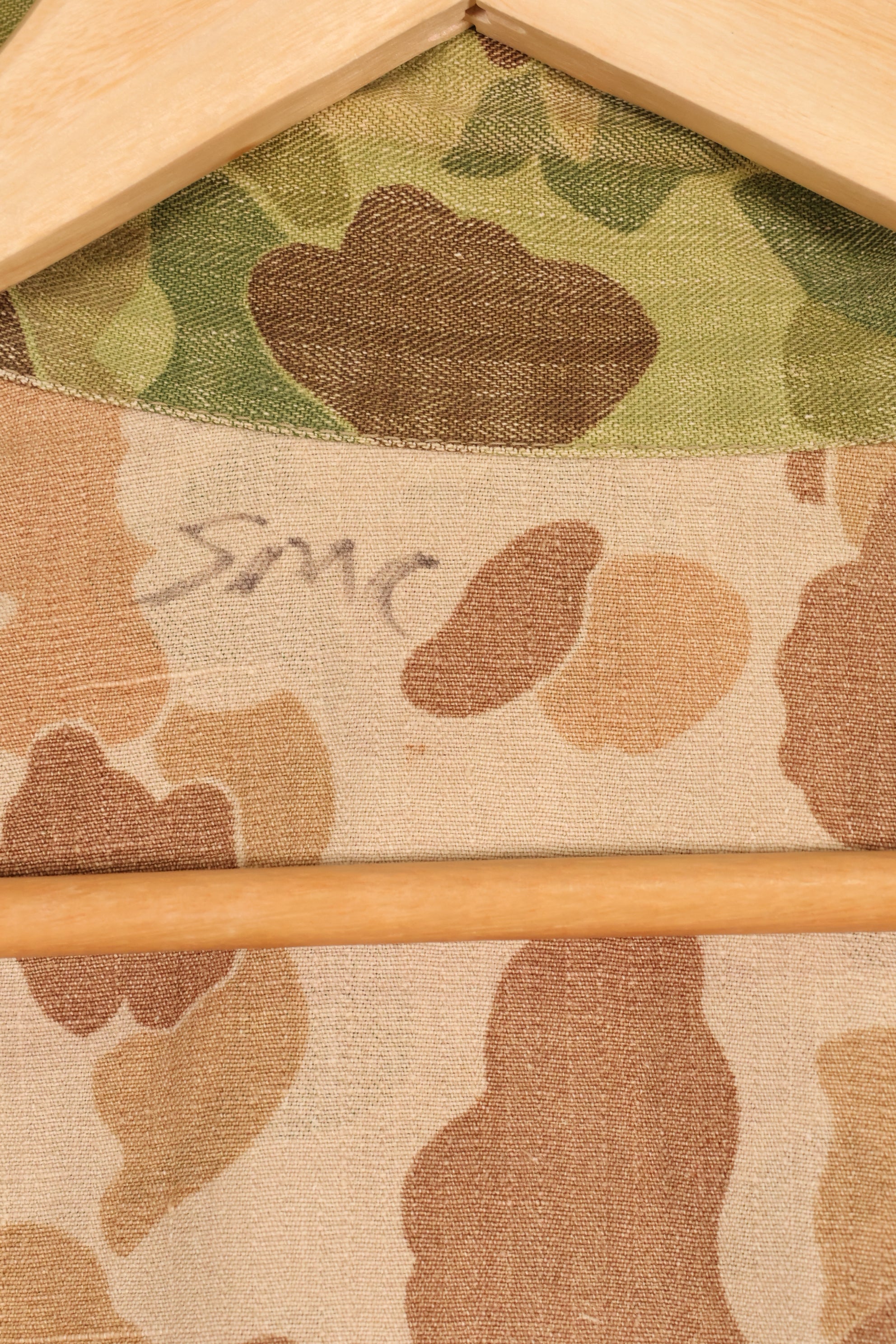 Early 1940s, Estimated Size 42, U.S. Marine Corps, Frogskin Camouflage, P-44 Jacket, Used