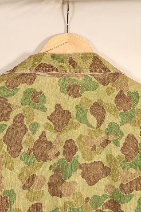 Early 1940s, Estimated Size 42, U.S. Marine Corps, Frogskin Camouflage, P-44 Jacket, Used