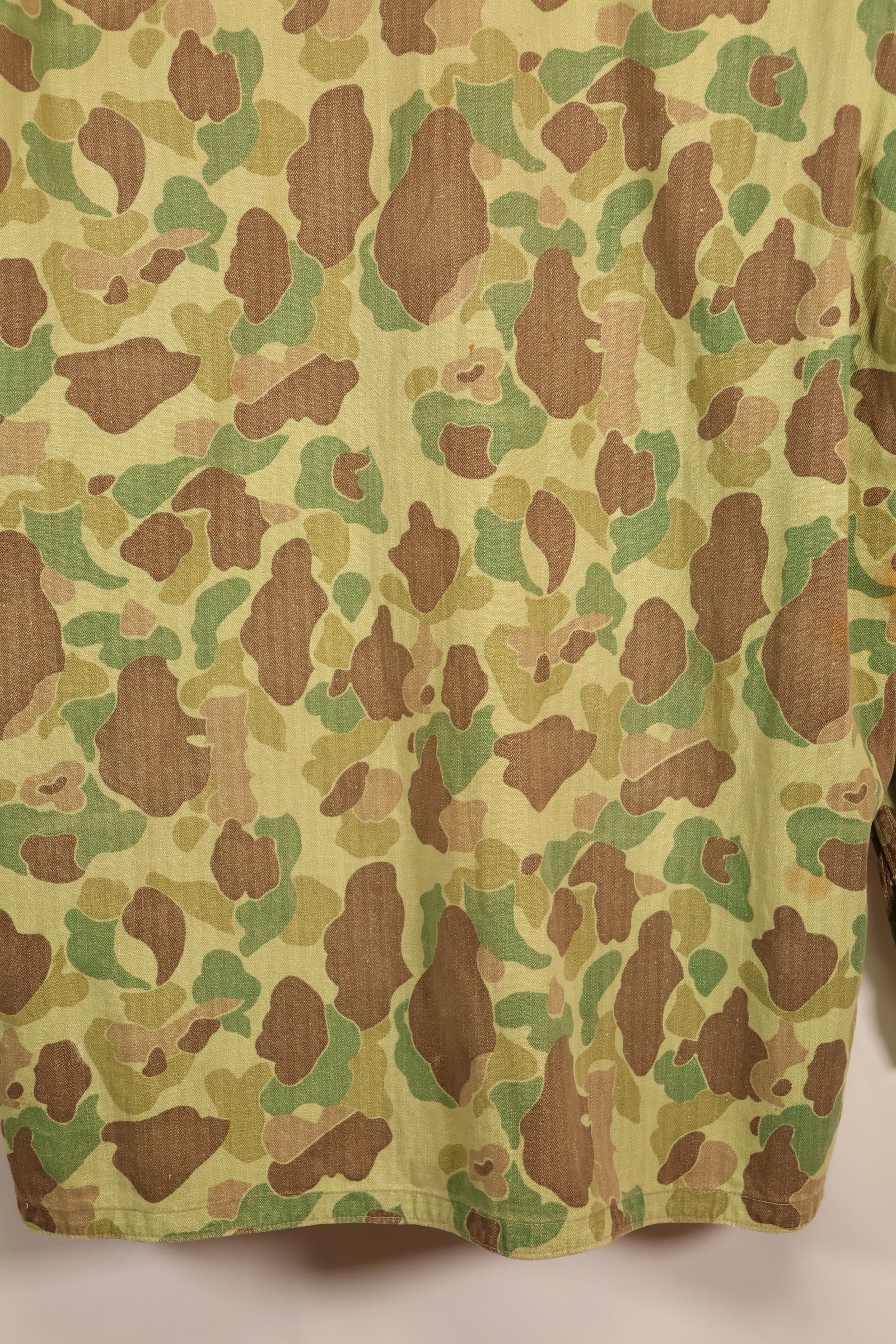 Early 1940s, Estimated Size 42, U.S. Marine Corps, Frogskin Camouflage, P-44 Jacket, Used