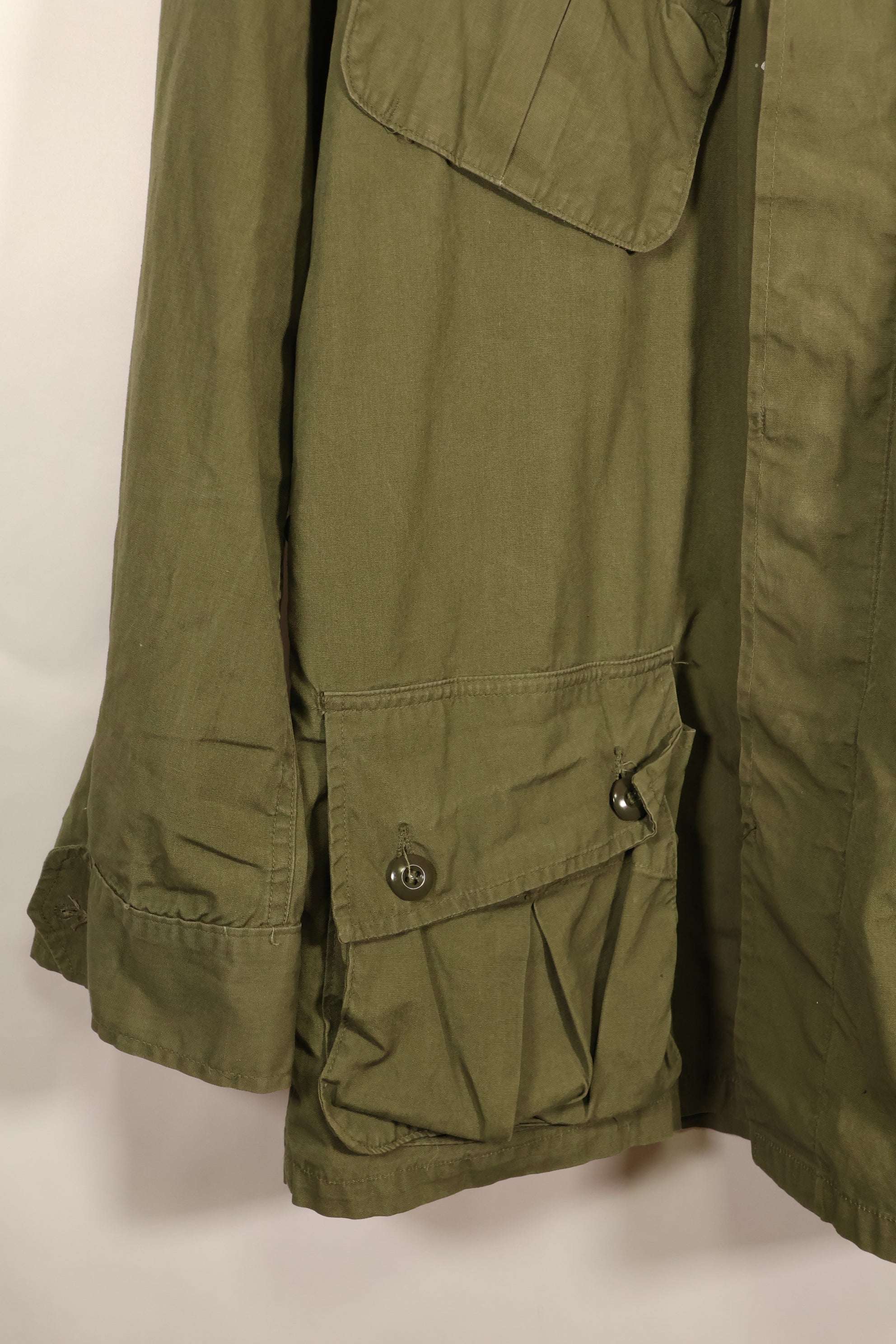 1963 Contract, M-R, USMC, 1st Model Jungle Fatigue Jacket, Almost Unused, Used