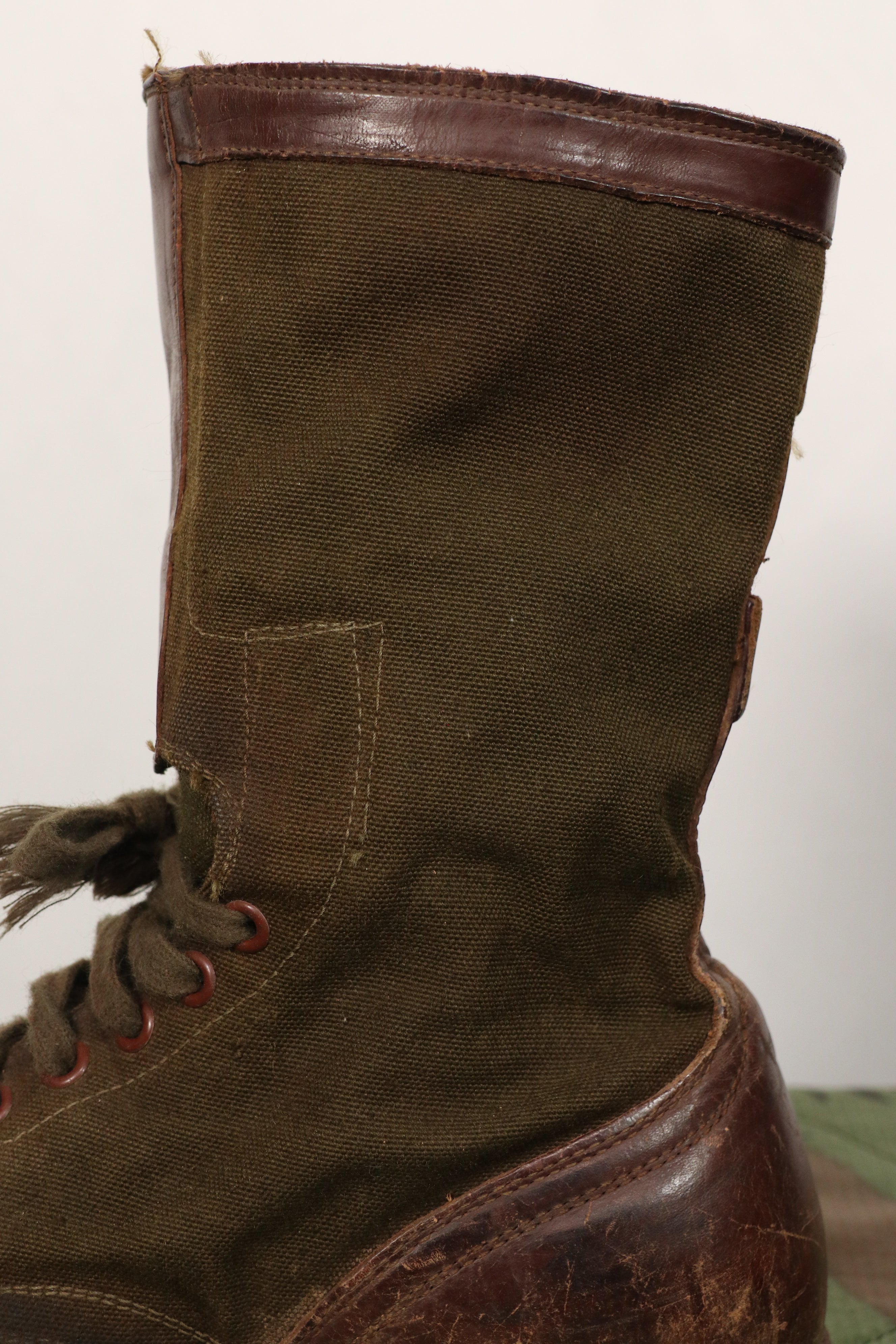 Real 1950s Tropical Boots, commonly known as Okinawan Boots, rare, used.