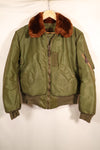 Late 1940s–Early 1950s, U.S. Air Force, B-15C Flight Jacket, Rare Green Version, Used
