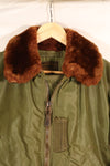 Late 1940s–Early 1950s, U.S. Air Force, B-15C Flight Jacket, Rare Green Version, Used