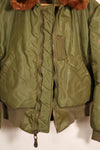 Late 1940s–Early 1950s, U.S. Air Force, B-15C Flight Jacket, Rare Green Version, Used
