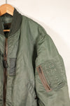 1950s LARGE U.S. Air Force Early Model MA-1 Flight Jacket, Intermediate, Used