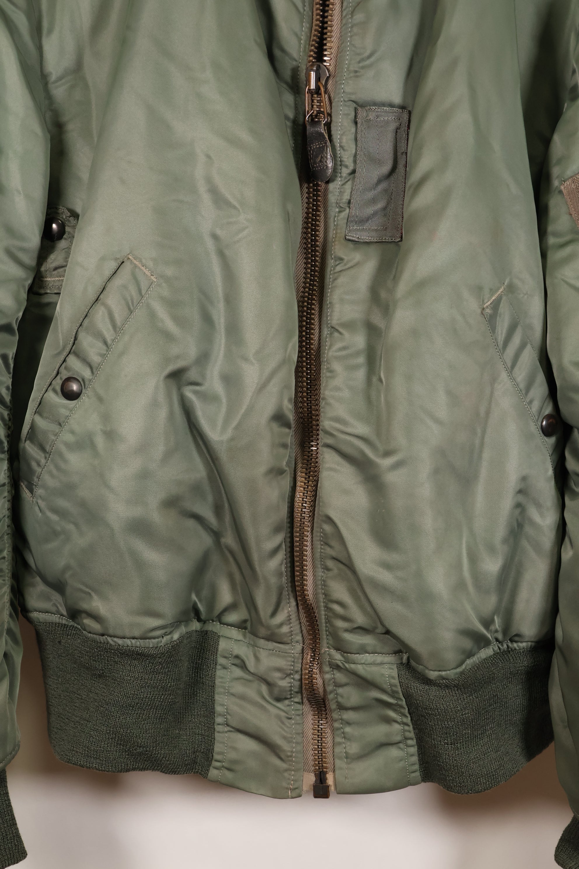 1950s LARGE U.S. Air Force Early Model MA-1 Flight Jacket, Intermediate, Used