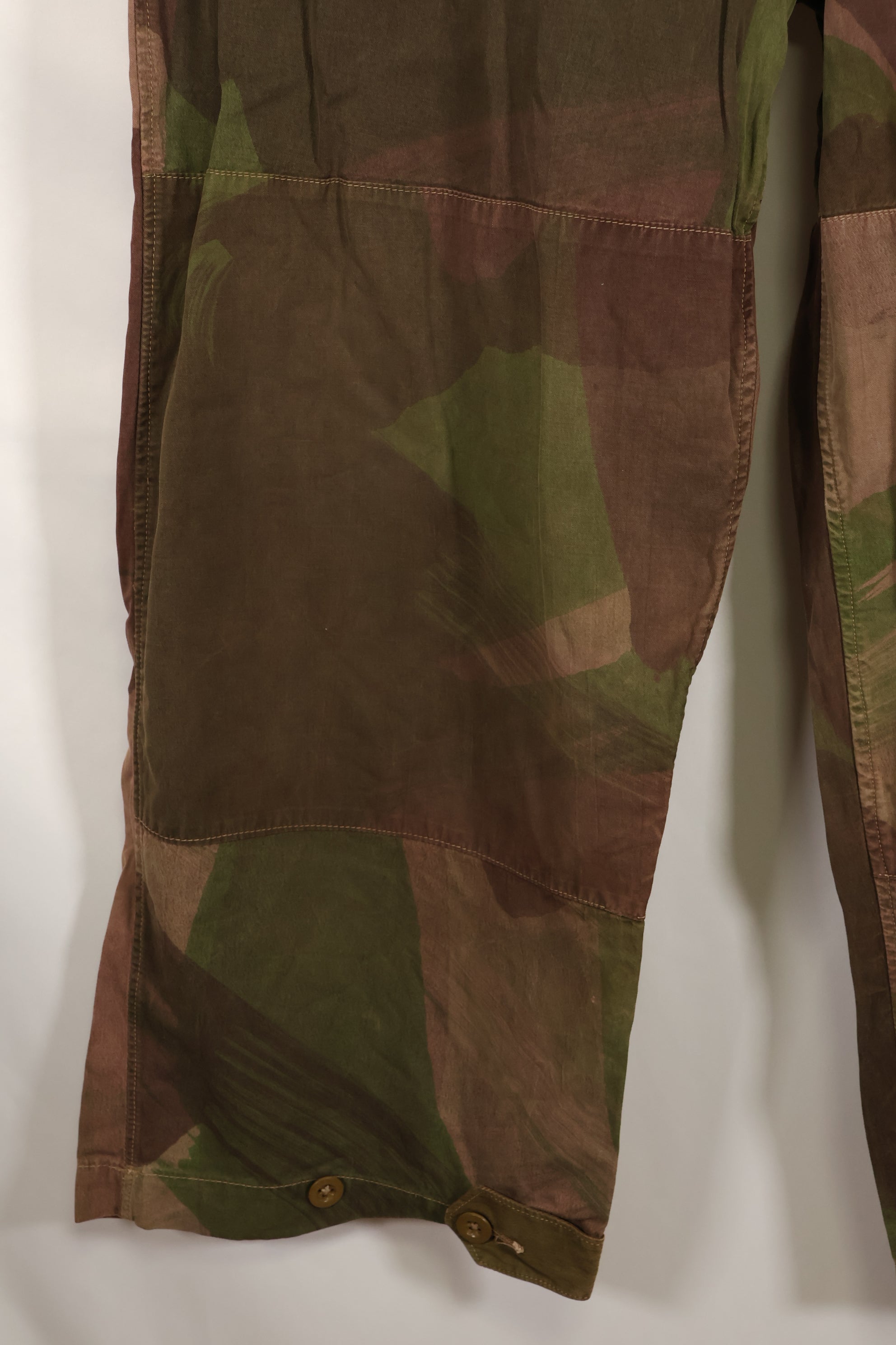 Real British Army SAS Trousers WINDPROOF Camouflage Pants Size No.1 Used