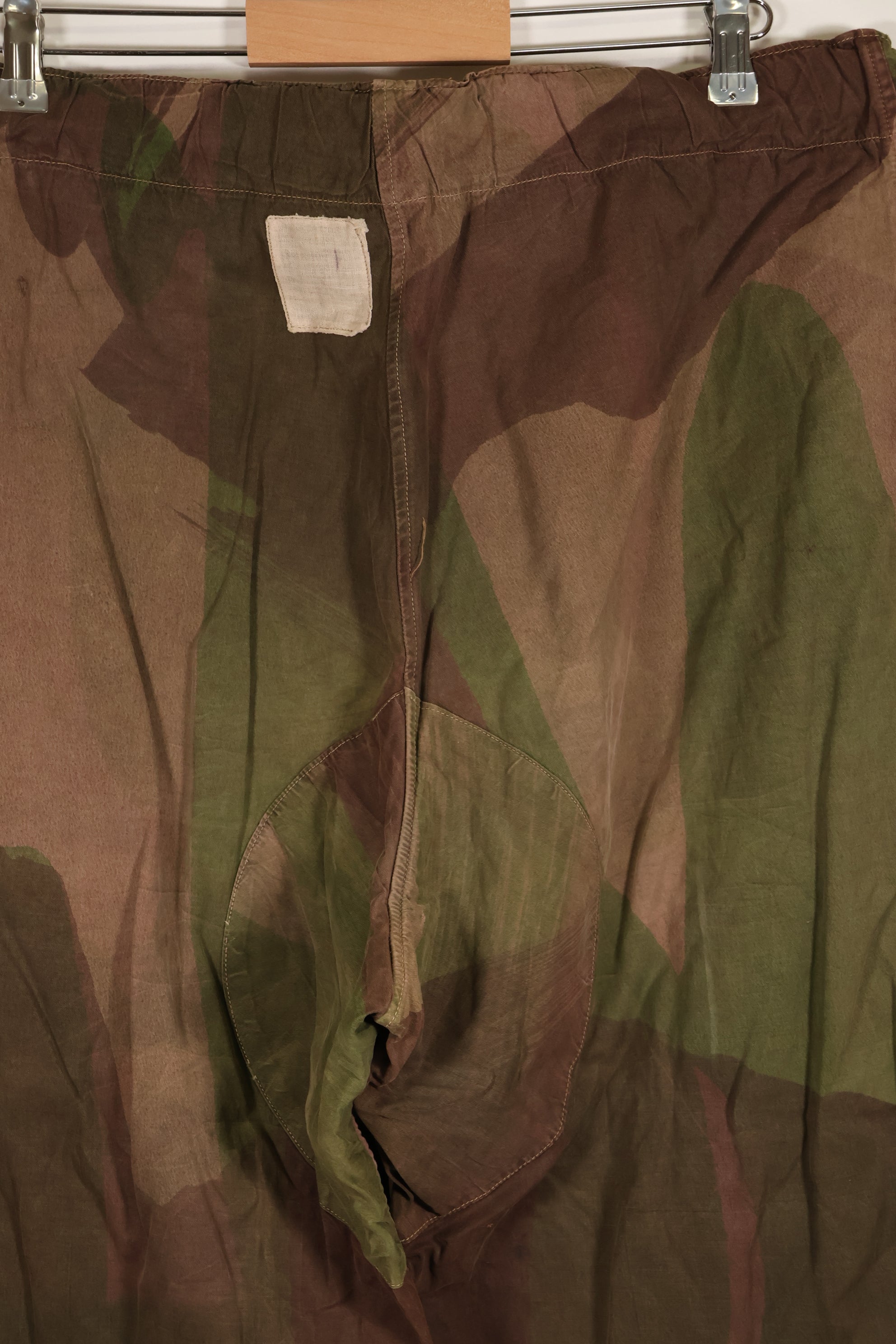 Real British Army SAS Trousers WINDPROOF Camouflage Pants Size No.1 Used