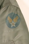 Early 1950s, X-LARGE, U.S. Air Force (USAF), MA-1, Early Model, Flight Jacket, Good Condition