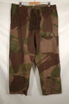 Real British Army SAS Trousers WINDPROOF Camouflage Pants Size No. Unknown Large Used