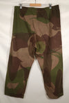 Real British Army SAS Trousers WINDPROOF Camouflage Pants Size No. Unknown Large Used