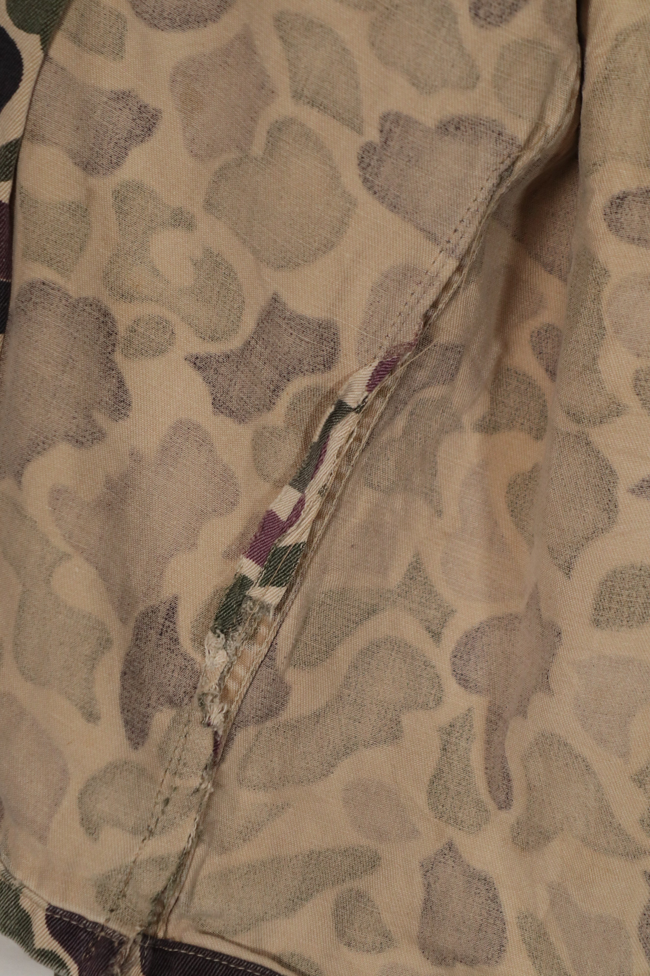 Real CIDG Beogam camouflage ASIAN CUT shirt, Very faded, used.