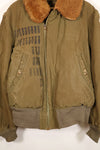 1940s, Size 42, WWII, U.S. Army Air Forces, B-15 Flight Jacket, Calendar-finished fabric, Used