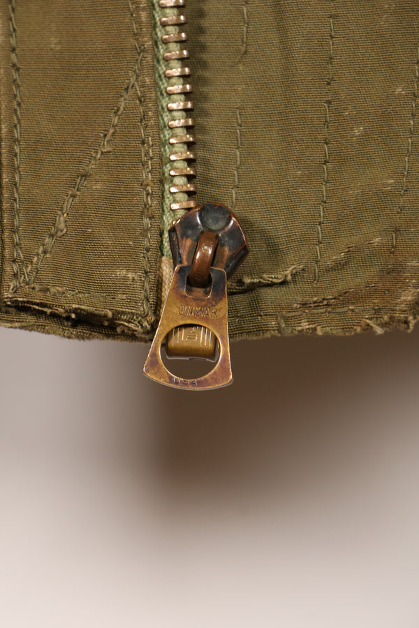 1940s, Size 42, WWII, U.S. Army Air Forces, B-15 Flight Jacket, Calendar-finished fabric, Used