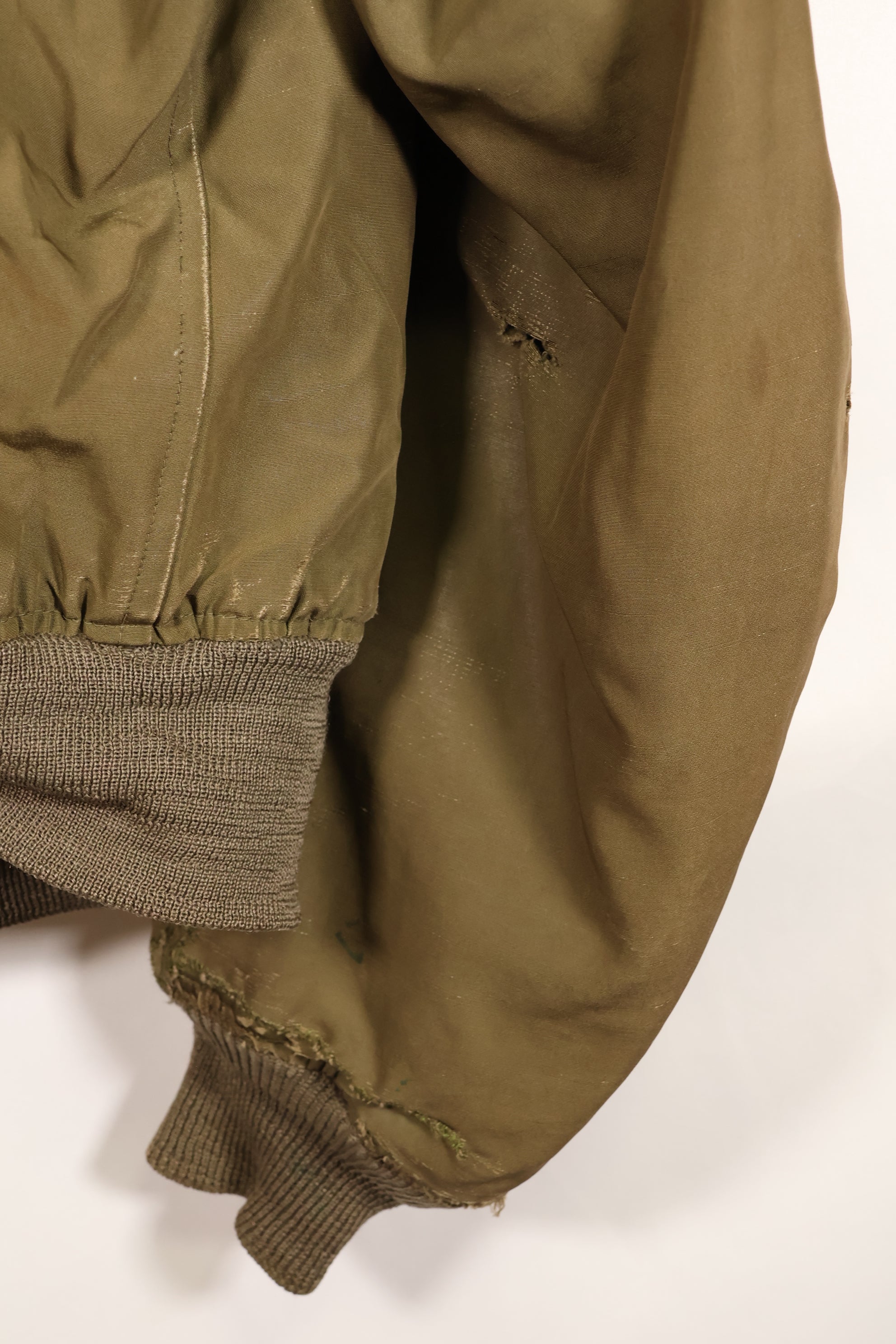 1940s, Size 42, WWII, U.S. Army Air Forces, B-15 Flight Jacket, Calendar-finished fabric, Used