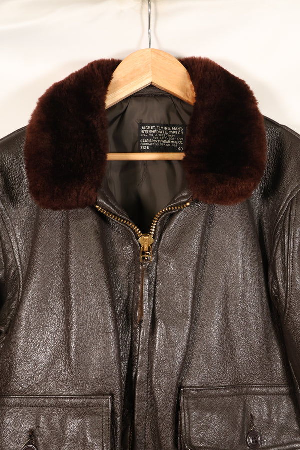 Early 1960s, Size 40, U.S. Navy G-1 Flight Jacket, Virtually Unworn　