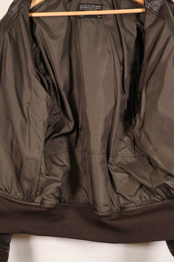 Early 1960s, Size 40, U.S. Navy G-1 Flight Jacket, Virtually Unworn　