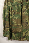 Circa 1966-67 X-L-R Non Ripstop Early Print ERDL Fatigue Jacket Used