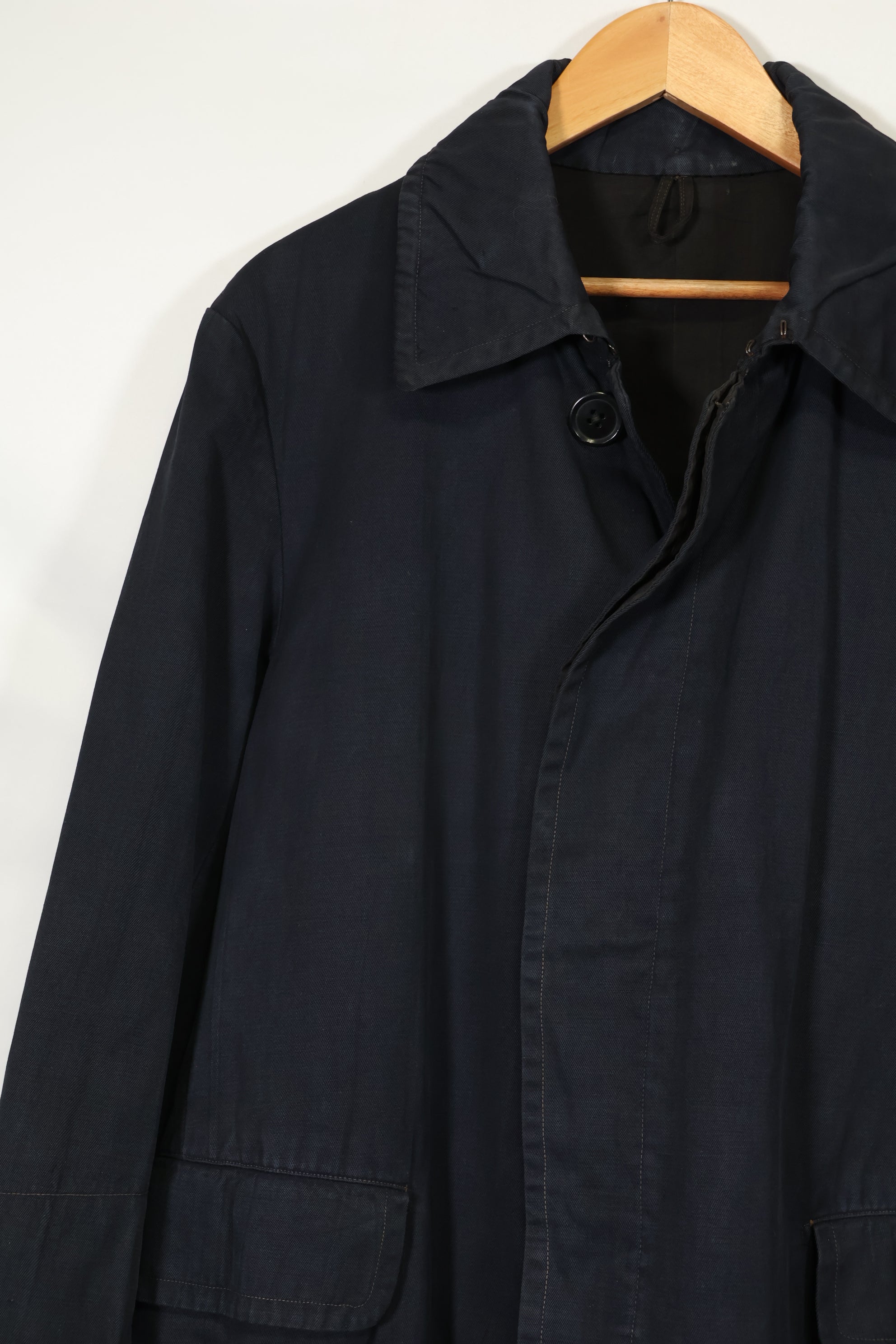 1940's Japanese Navy Officer's Navy Blue Coat, privately procured, used.