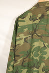 Circa 1966-67 X-L-R Non Ripstop Early Print ERDL Fatigue Jacket Used
