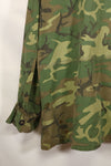 Circa 1966-67 X-L-R Non Ripstop Early Print ERDL Fatigue Jacket Used