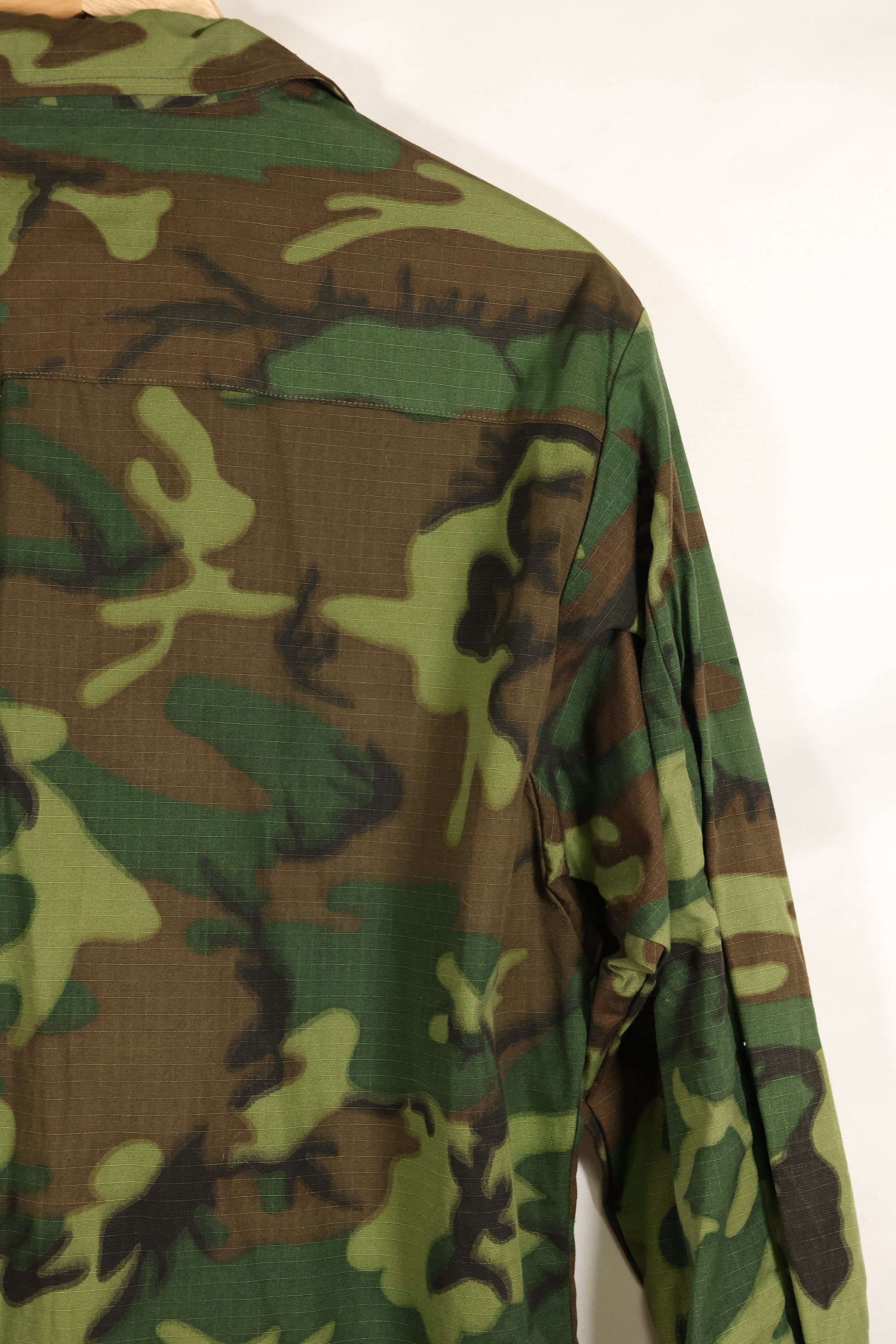 1968 Contract Deadstock M-S ERDL Green Leaf Camouflage Jungle Fatigue Jacket