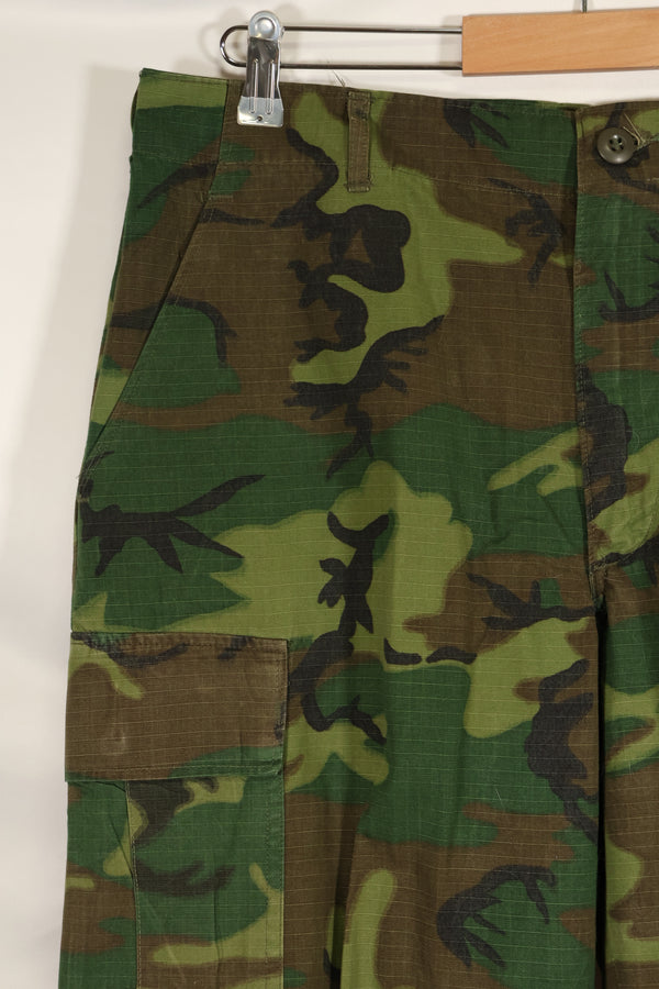 1968 Contract Ripstop ERDL Camouflage Jungle Fatigue Pants M-R Good Condition Used