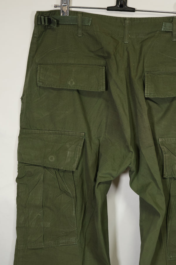 1968 Contract 4th Model Ripstop Jungle Fatigue Pants M-L Used