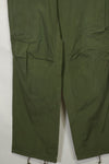 Estimated 1967 Contract 3rd Model Non Ripstop Jungle Fatigue Pants X-S-R Used