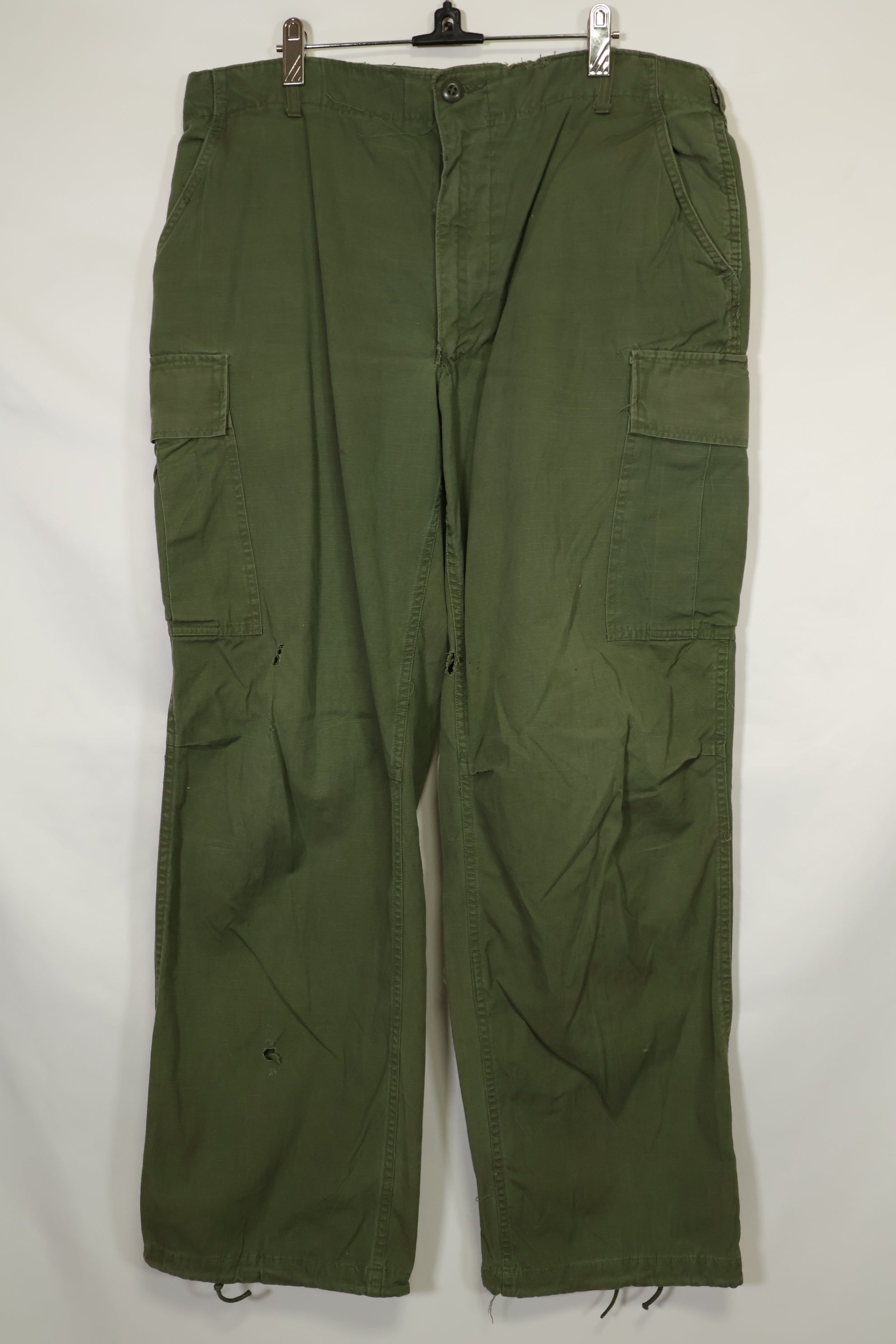 1968-69 Contract 4th Model Ripstop Jungle Fatigue Pants L-L Used