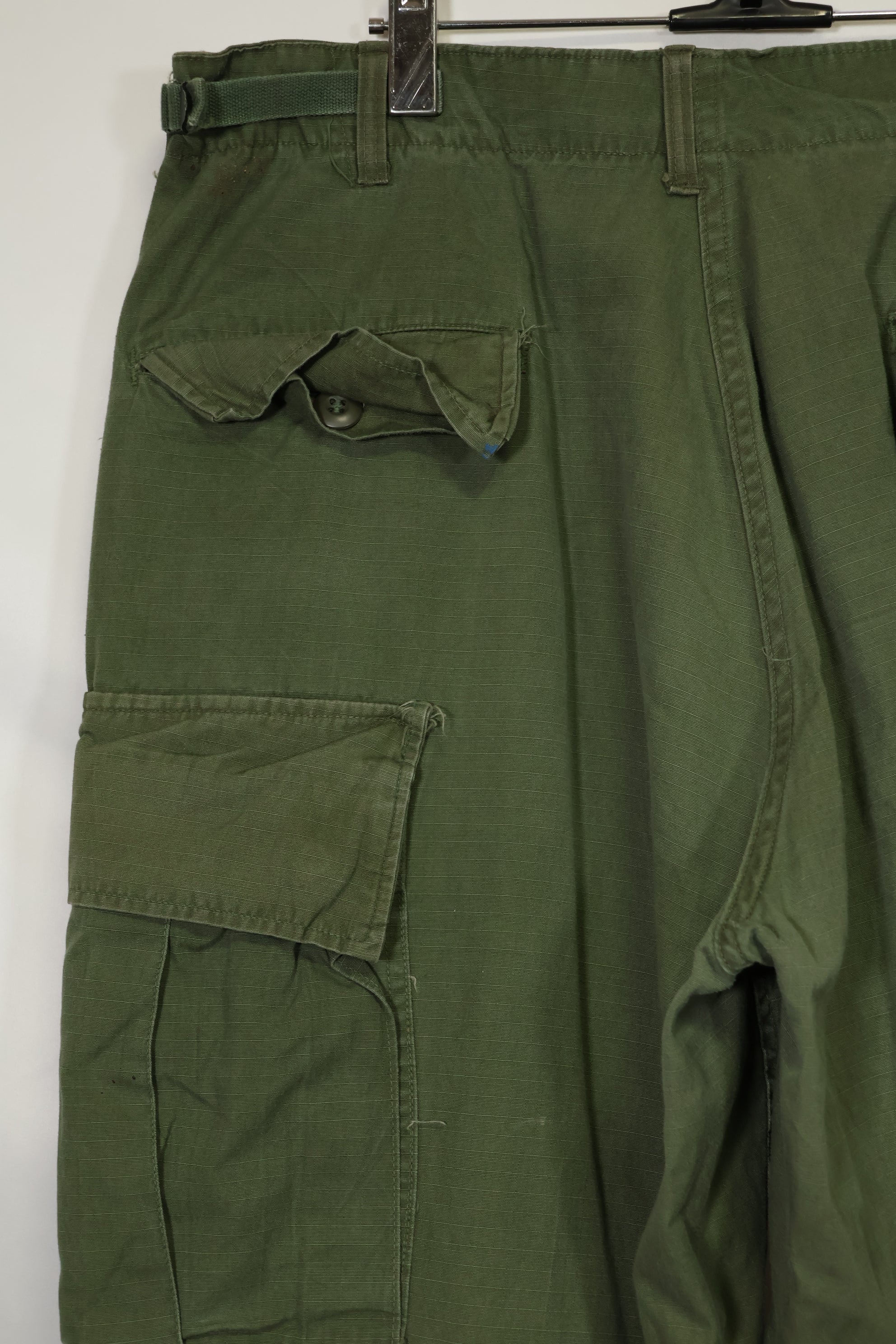 1968-69 Contract 4th Model Ripstop Jungle Fatigue Pants L-L Used