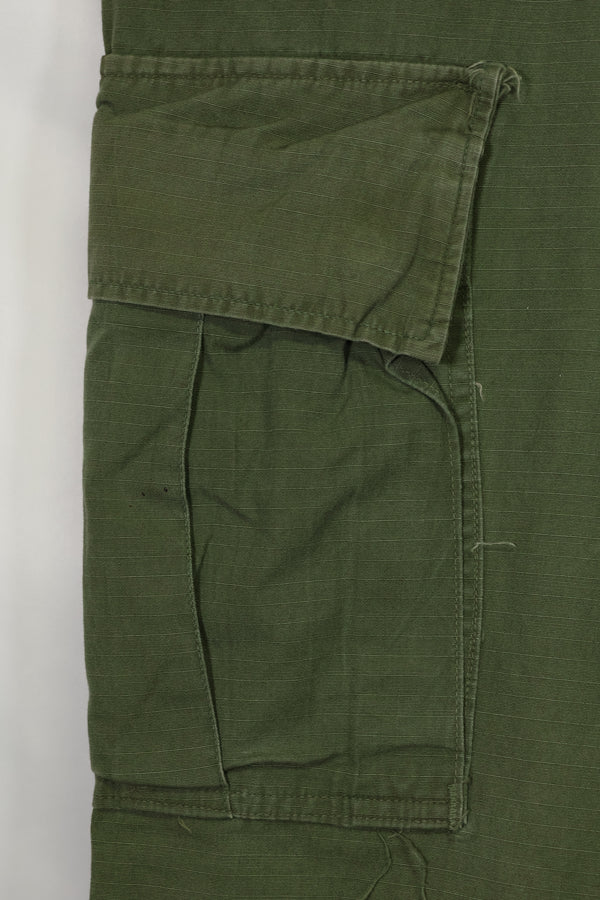 1968-69 Contract 4th Model Ripstop Jungle Fatigue Pants L-L Used