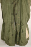 1960 Contract S-S U.S. Army M51 Field Jacket, stained, used.