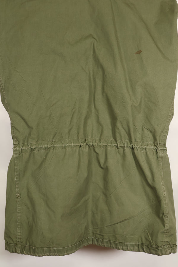 1960 Contract S-S U.S. Army M51 Field Jacket, stained, used.