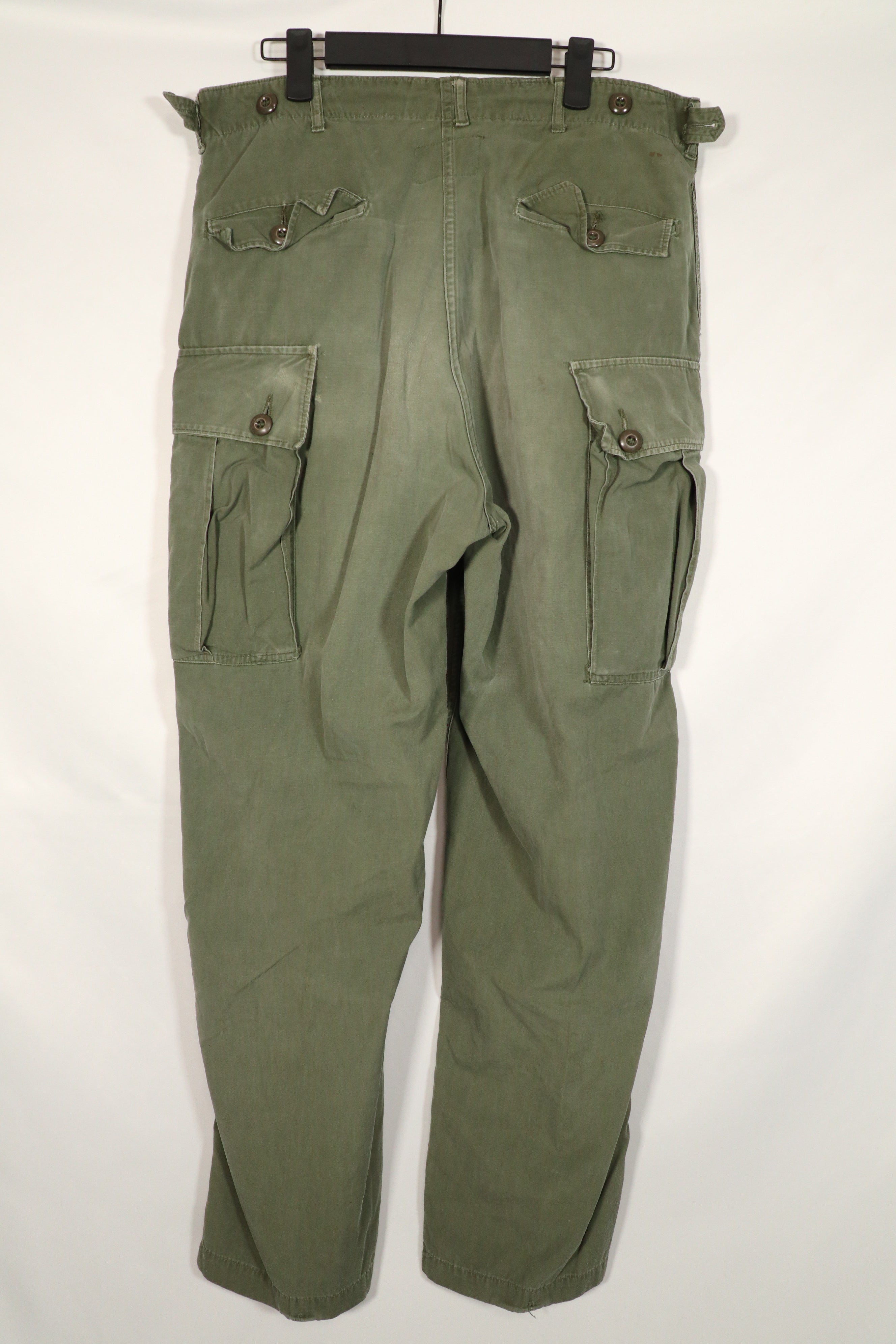 Real 1964 1ST MODEL Jungle Fatigue M-R Pants Used B