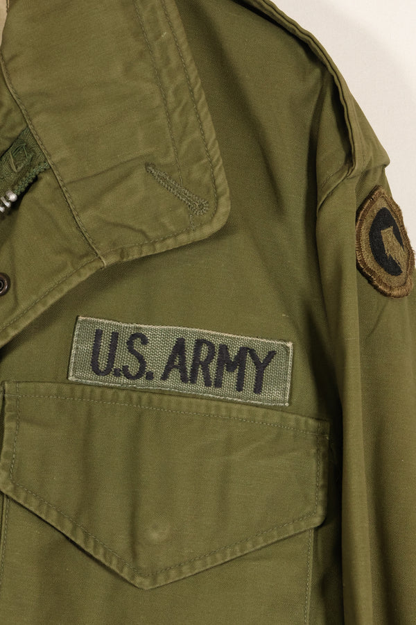 1967-1971年款SR第二型M65野战夹克，银色拉链，二手