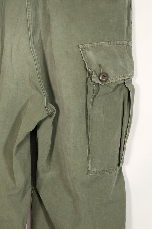 Real 1964 1ST MODEL Jungle Fatigue M-R Pants Used B