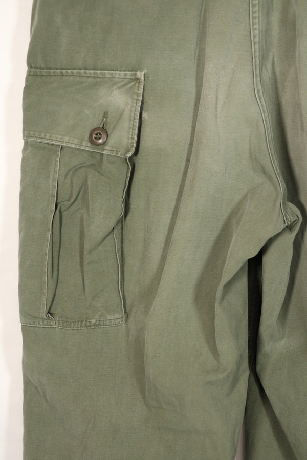 Real 1964 1ST MODEL Jungle Fatigue M-R Pants Used B