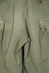 Real 1964 1ST MODEL Jungle Fatigue M-R Pants Used B