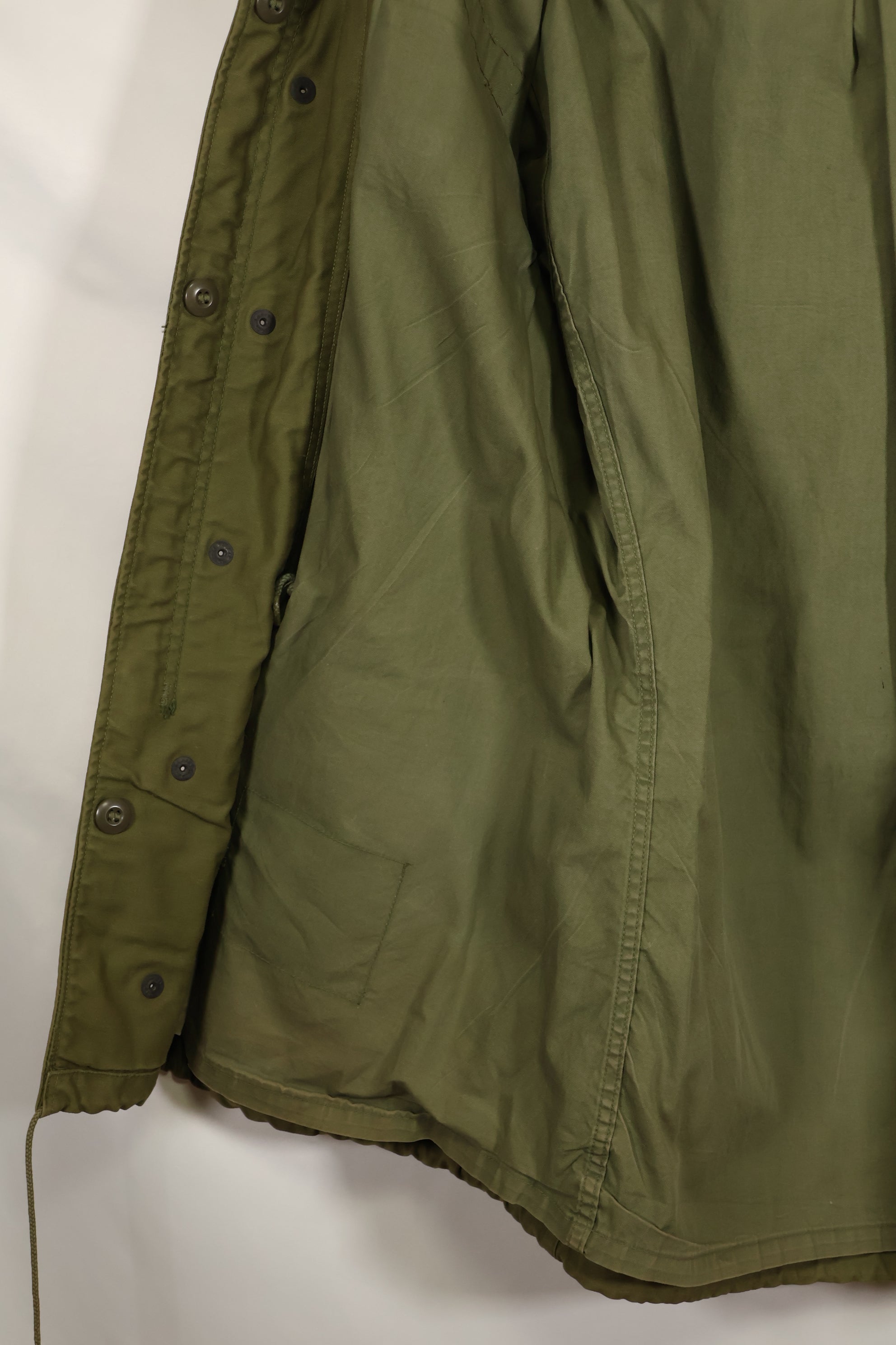 1967-1971年款SR第二型M65野战夹克，银色拉链，二手