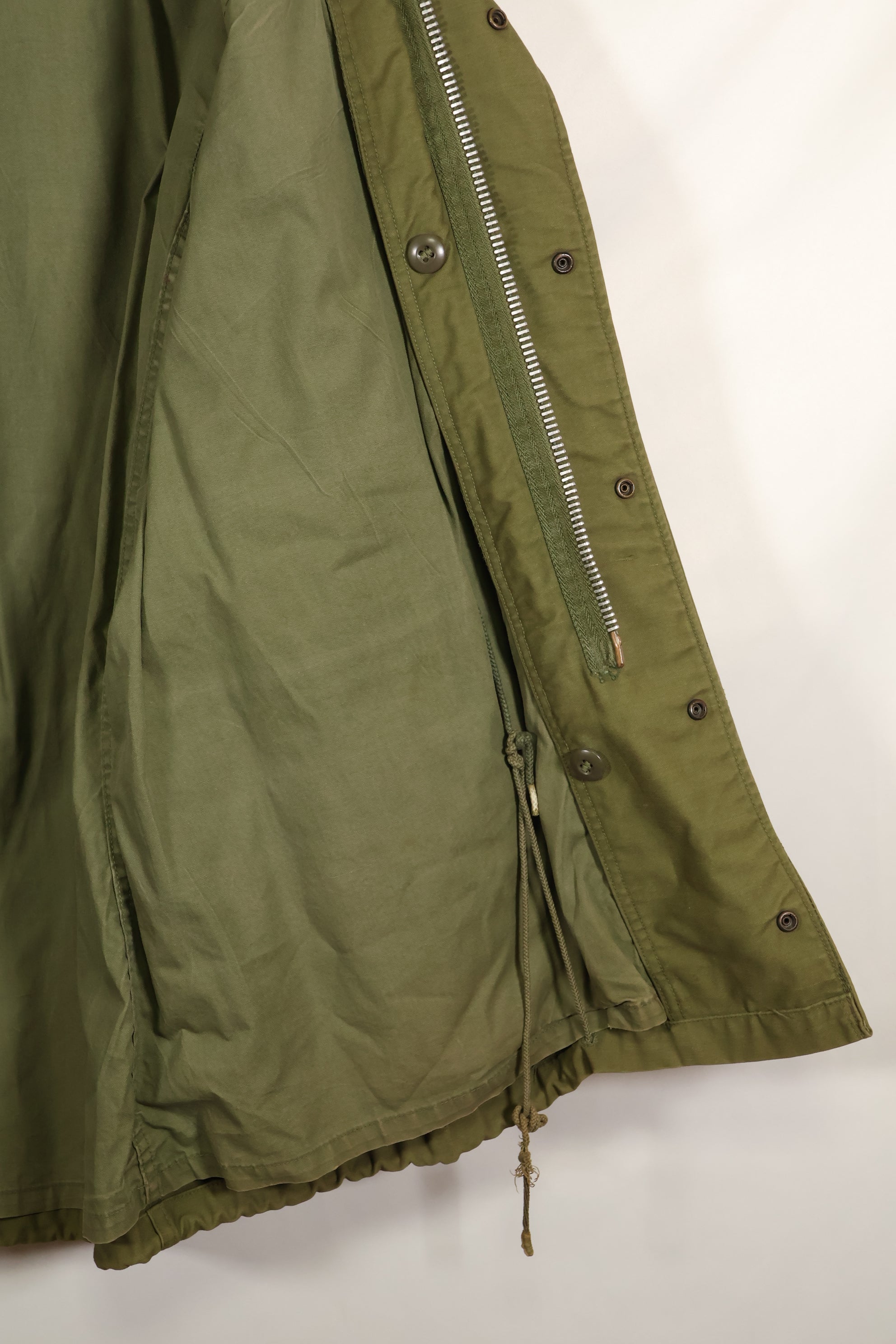 1967-1971年款SR第二型M65野战夹克，银色拉链，二手