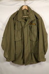 1967 Contract Lot M-R 2nd Model M65 Field Jacket Silver Zipper Used
