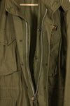 1967 Contract Lot M-R 2nd Model M65 Field Jacket Silver Zipper Used