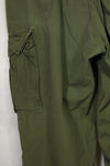 Estimated 1967 Contract 3rd Model Non Ripstop Jungle Fatigue Pants X-L-R Used